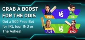 Get a 500 free bet for IRL Tour India vs UAE Ashes on Rupiibet